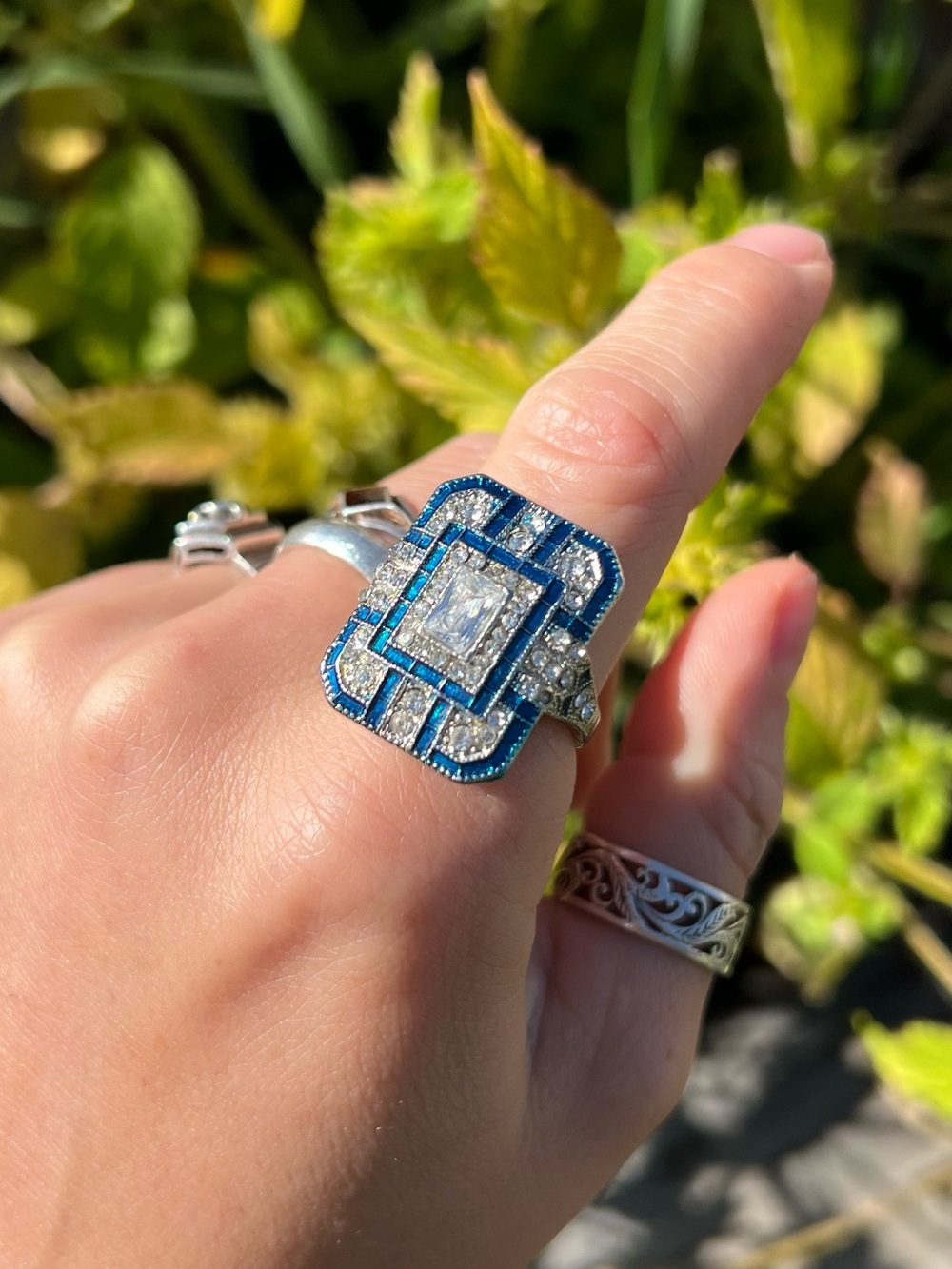 Art Deco Costume Ring